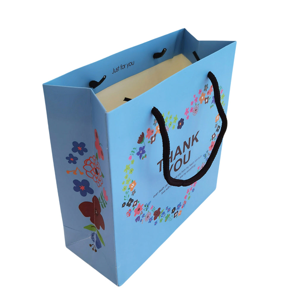 Blue Flower Gift Bag
