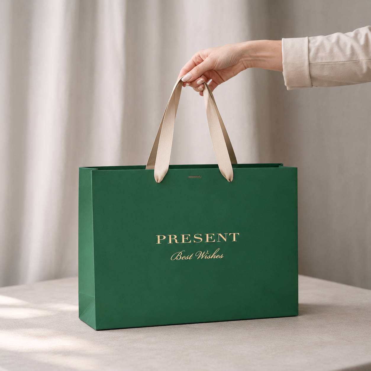 Green Luxury Paper Bag