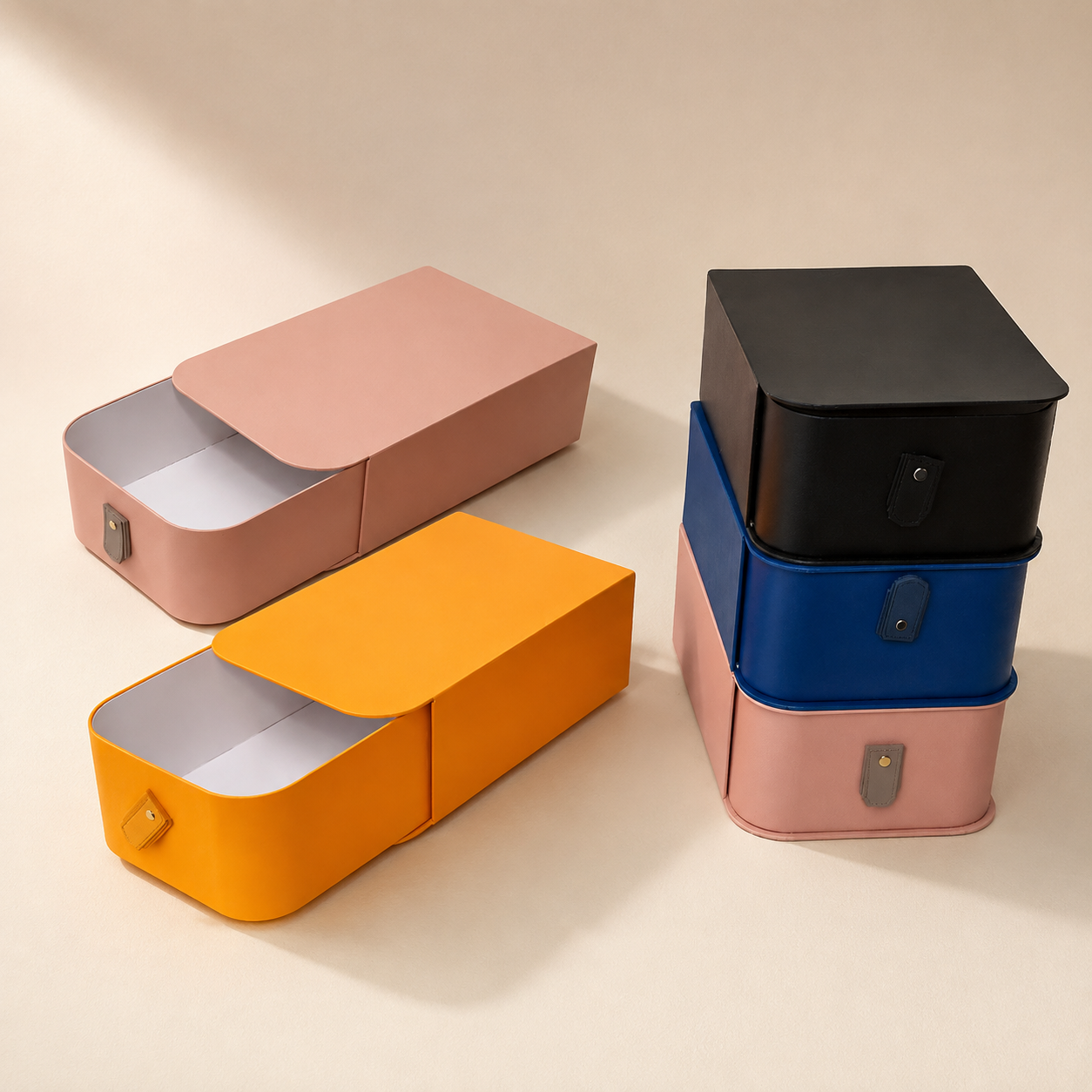 Stackable Drawer Storage Box Set