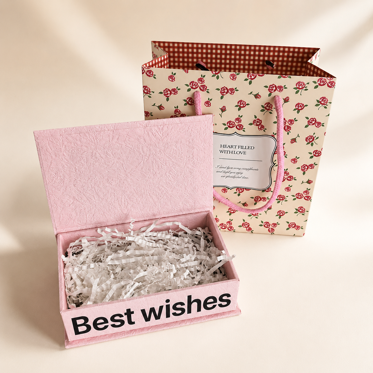 Pink Flip Gift Magnetic Box