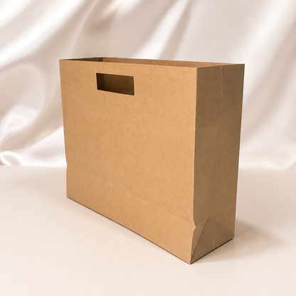 Handle Brown Kraft Paper Bag