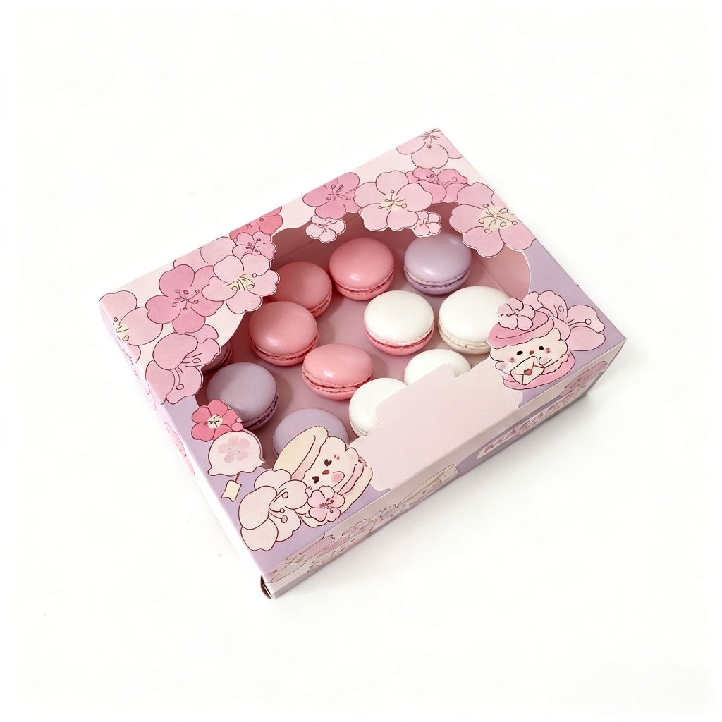 Macaron Cake Box