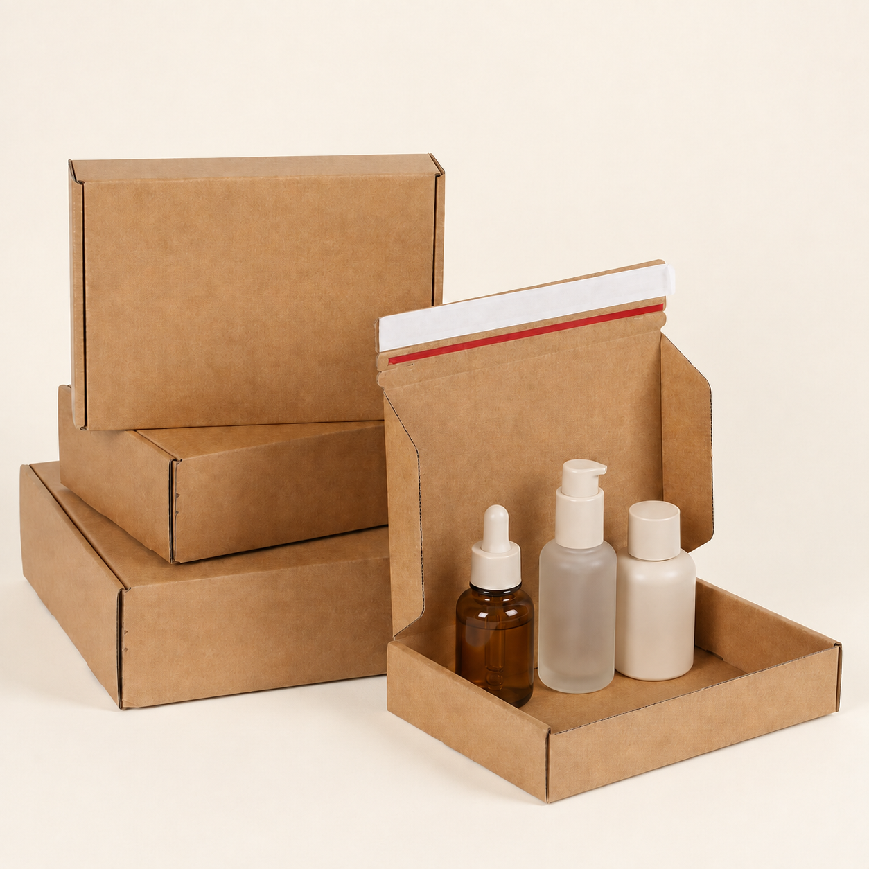 Tear Strip Zipper Corrugated Box
