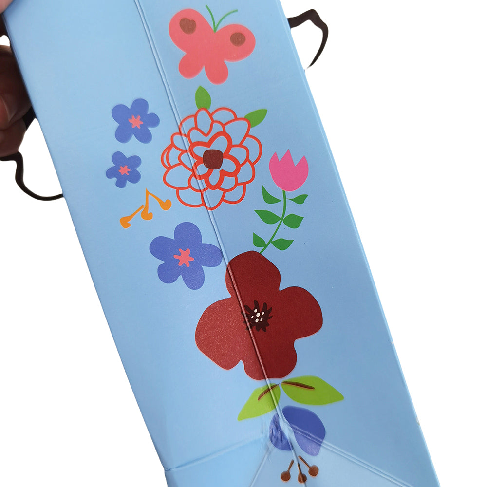 Blue Flower Gift Bag
