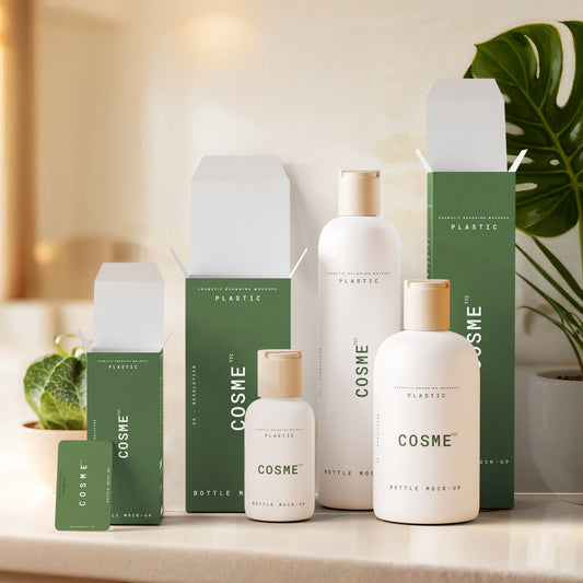 Custom cosmetic packaging bottles and boxes for hospitality products