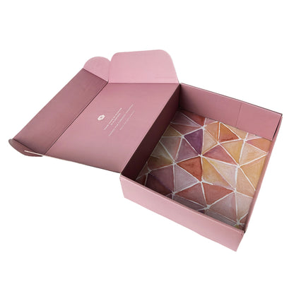 Pink Corrugated Paper Mailer Box