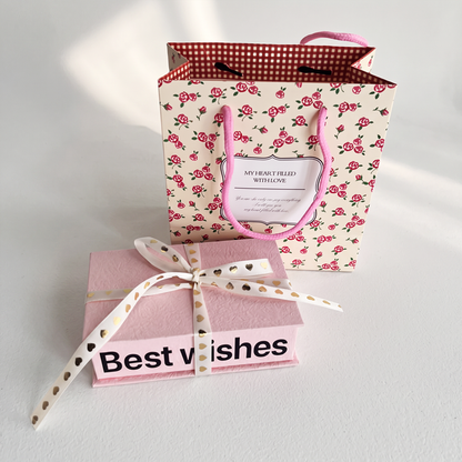 Pink Flip Gift Magnetic Box