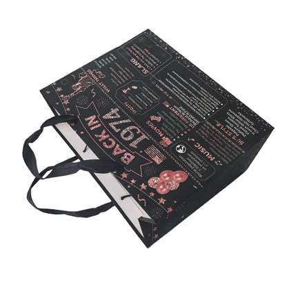 Vintage-Style 50th Birthday Paper Gift Bag