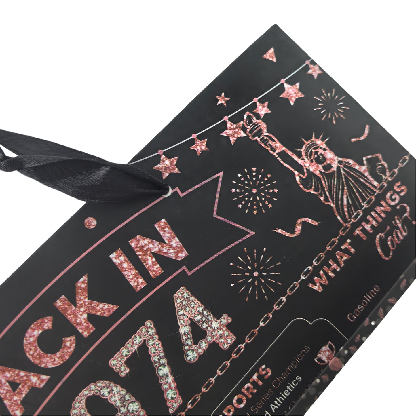 Vintage-Style 50th Birthday Paper Gift Bag