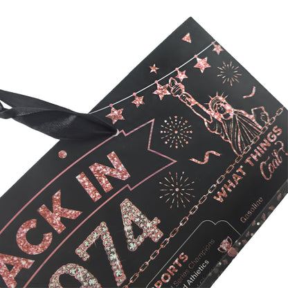 Vintage-Style 50th Birthday Paper Gift Bag